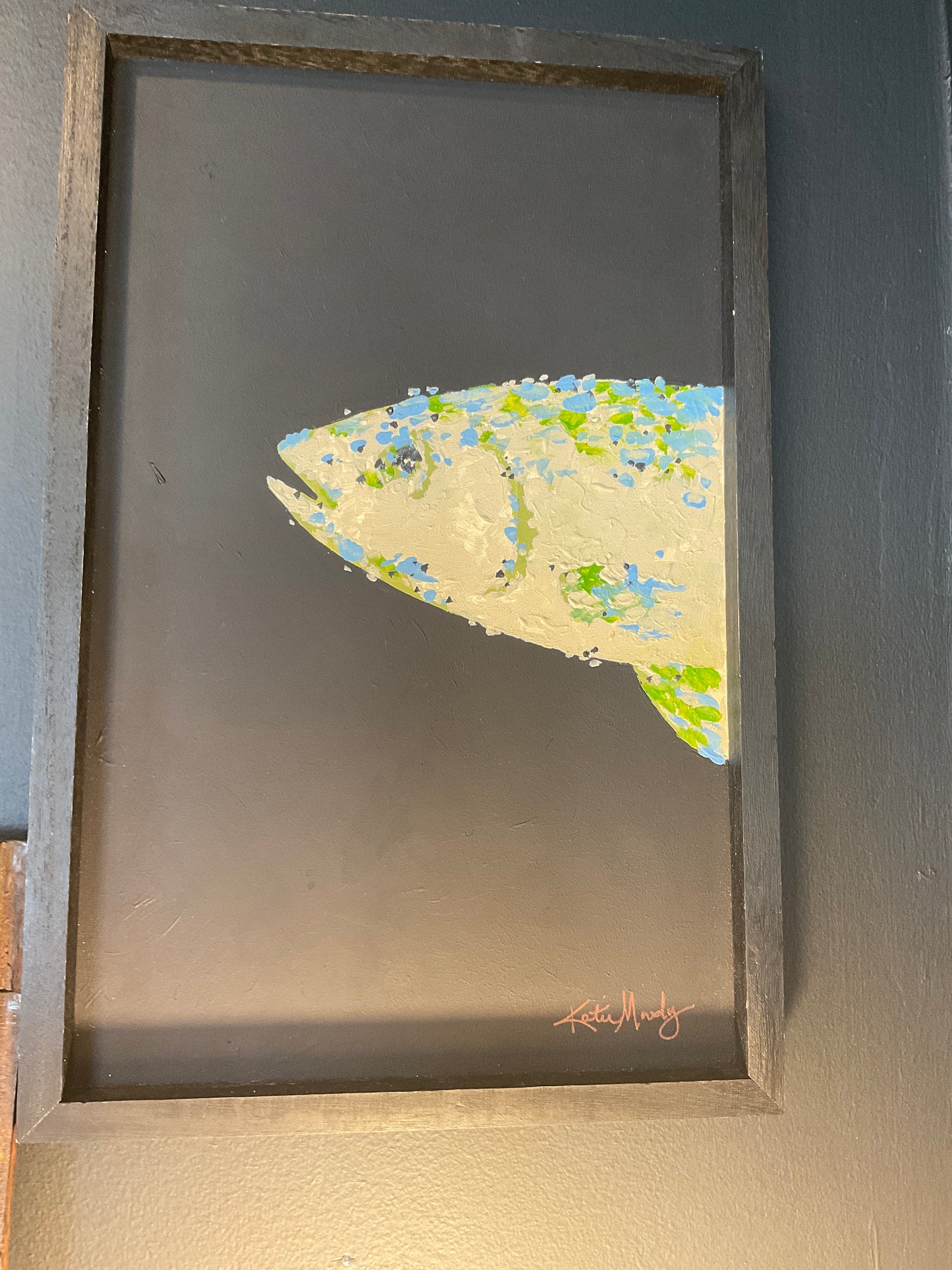 Goodnight Fish on Black