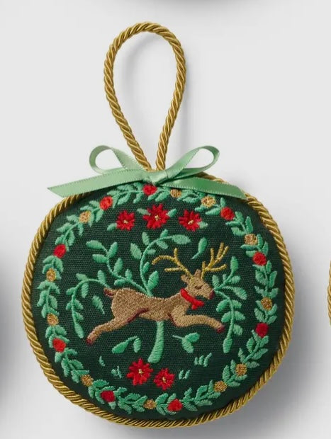 Embroidered reindeer