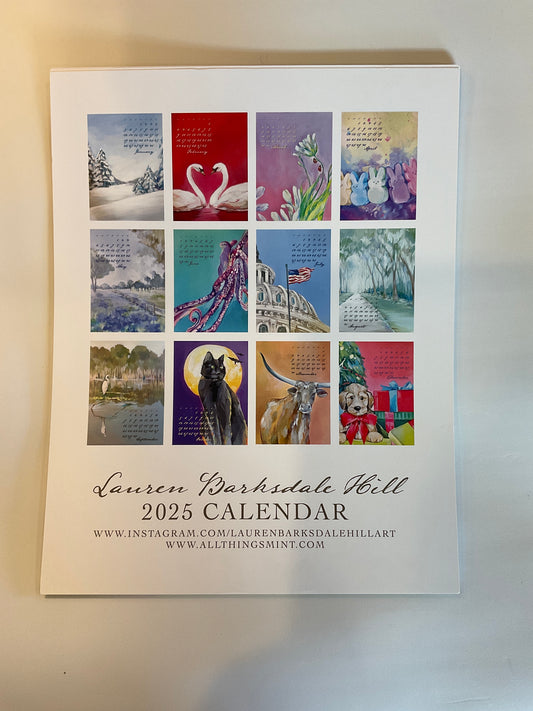 Lauren Barksdale Hill 2025 Calendar