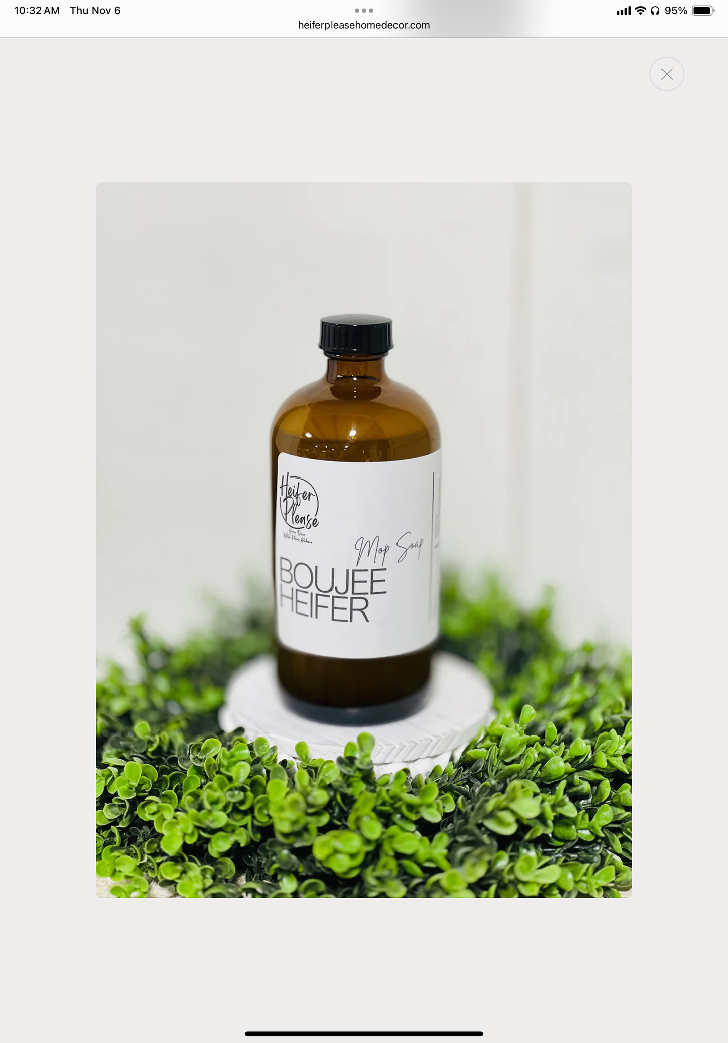 Boujee Heifer Mop soap