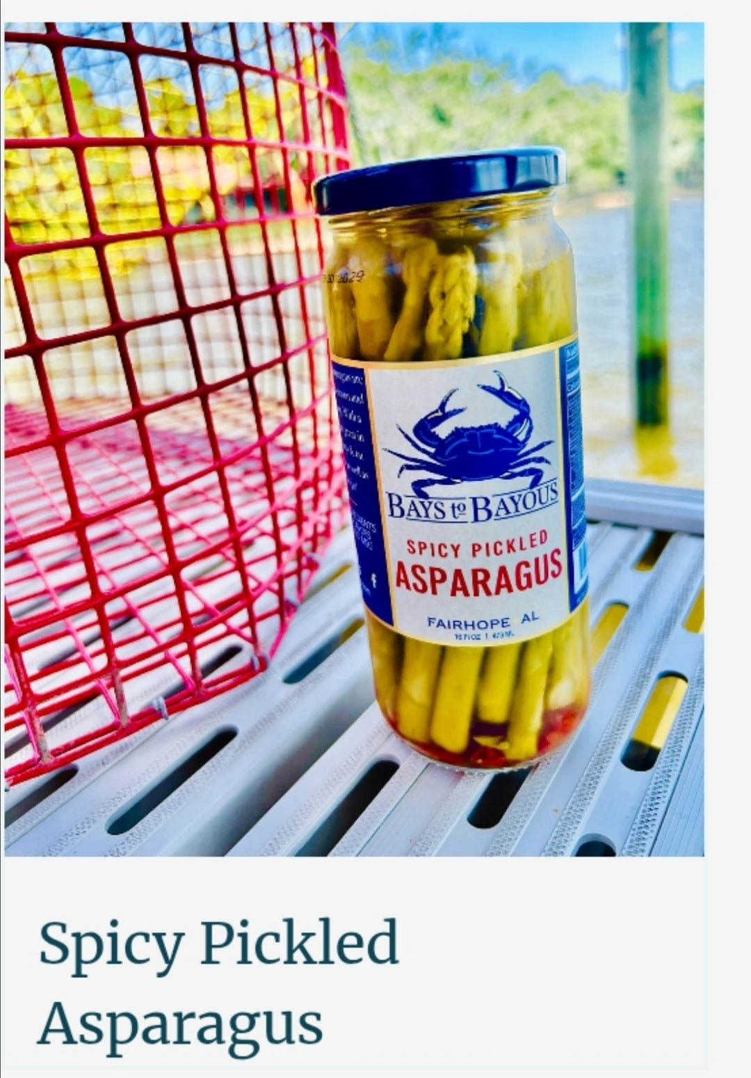 Spicy pickled asparagus