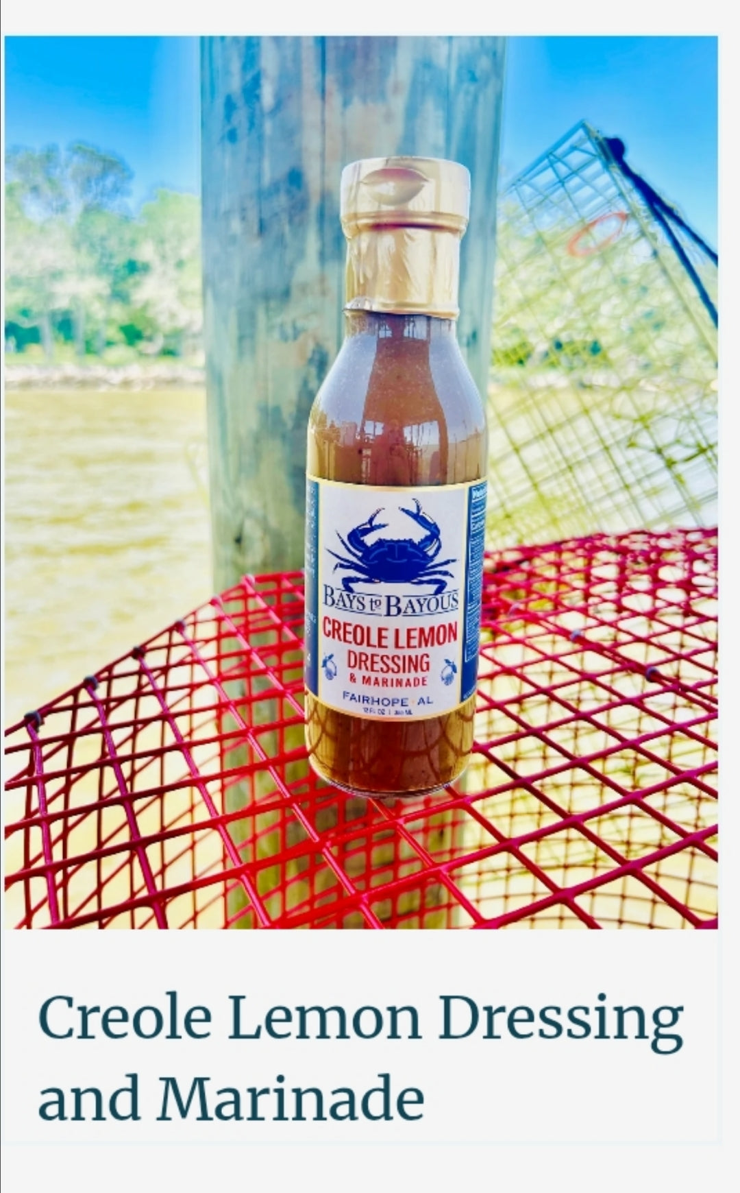 Creole lemon dressing