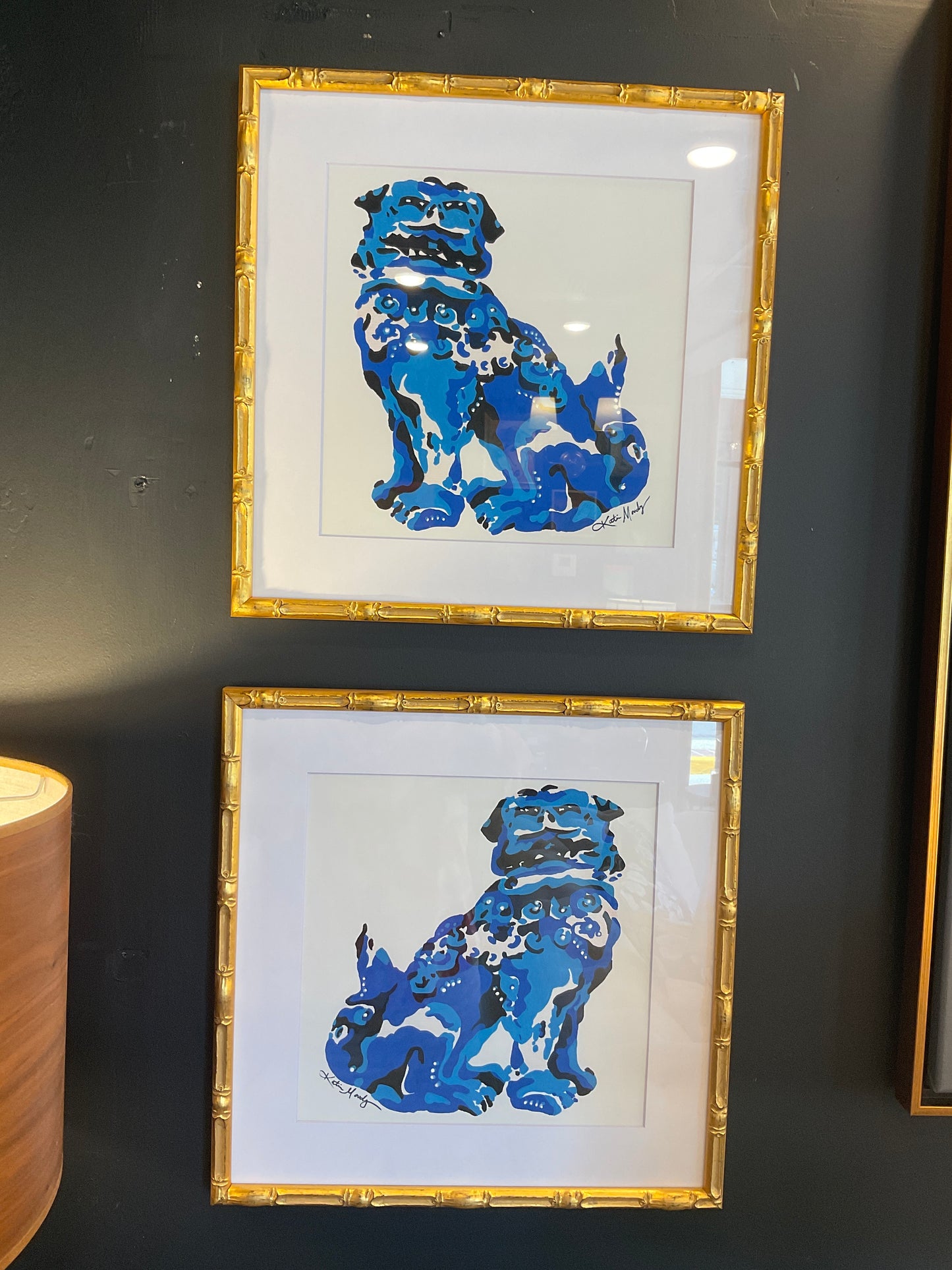 Original Foo Dogs Framed