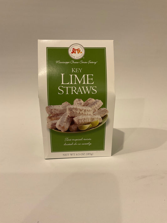 Key Lime Straws