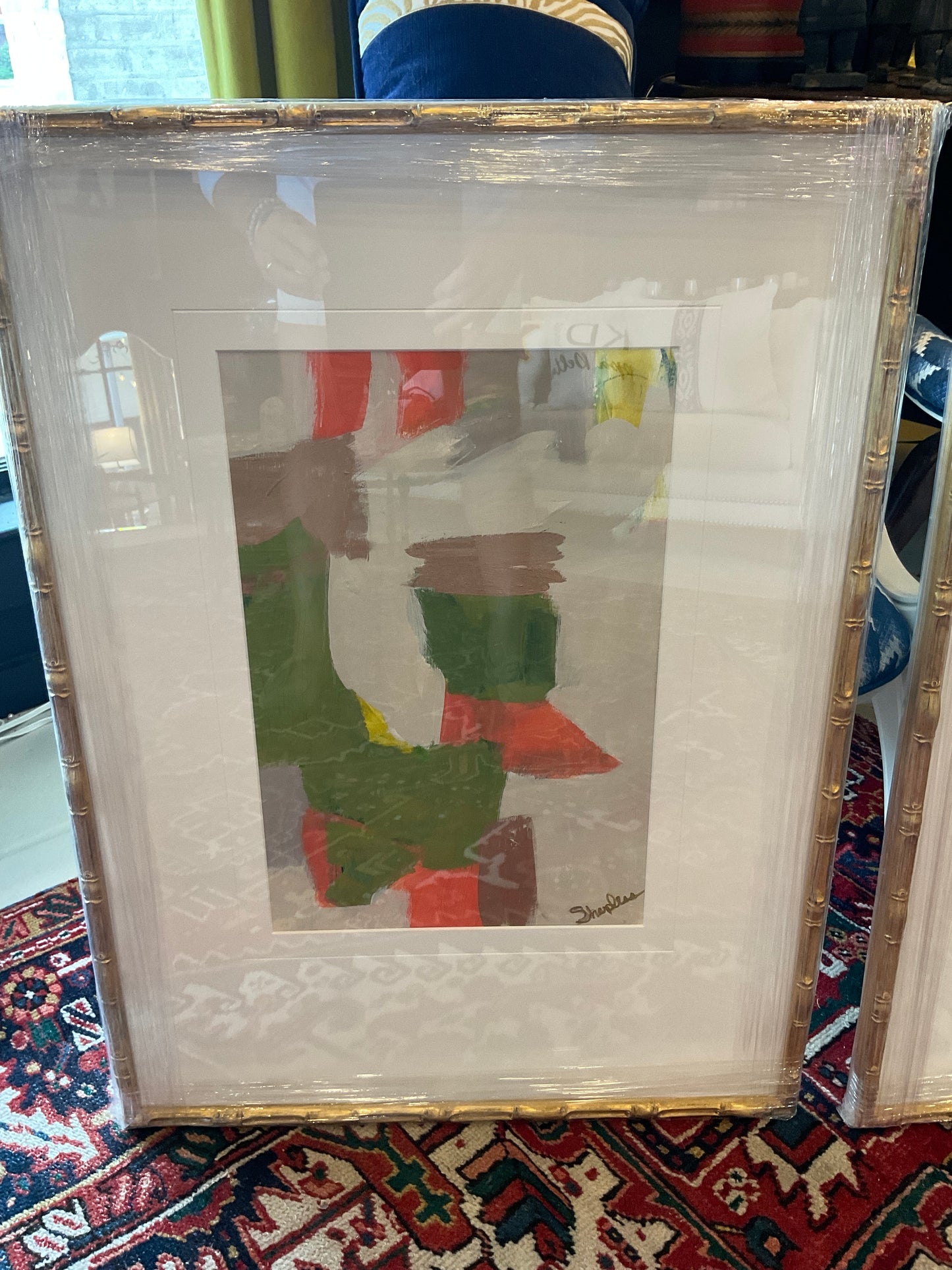 Shari Sharpless artwork peach abstract