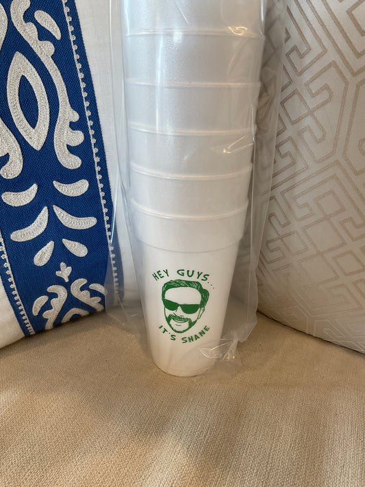 Hey Guys, It’s Shane Cups ( sleeve of 10)