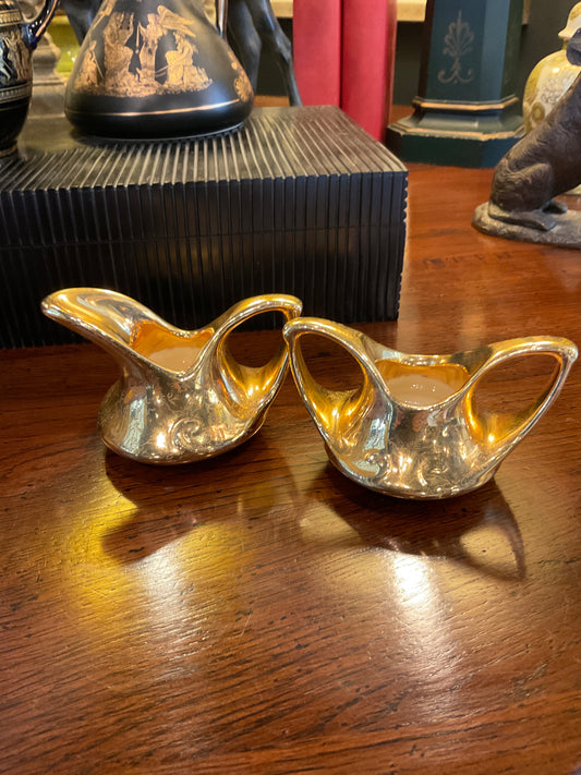 Sugar and Creamer set hand decorated