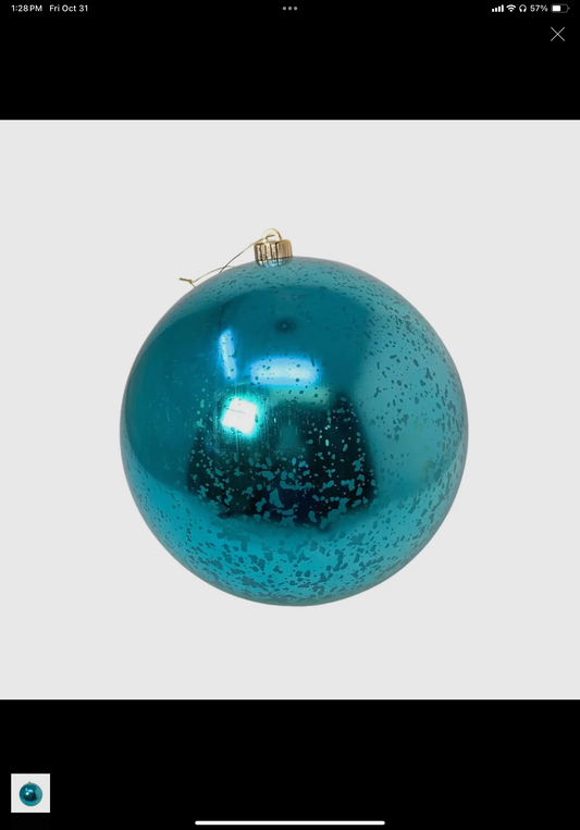 Mercury Shiny Ball Ornament