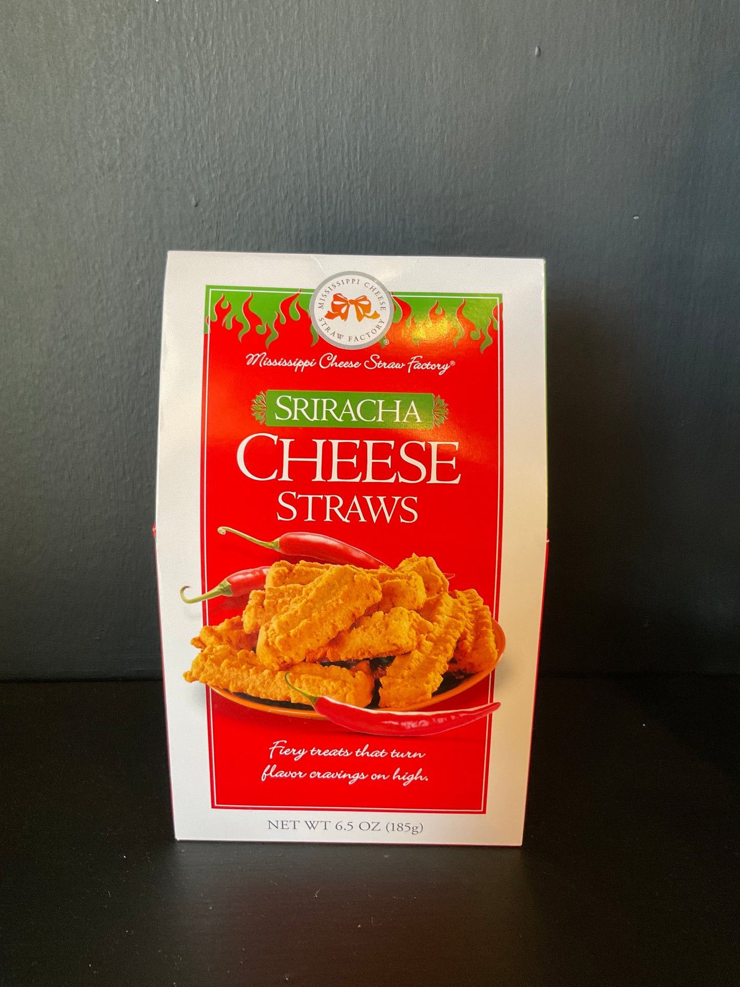 Sriracha cheese straws