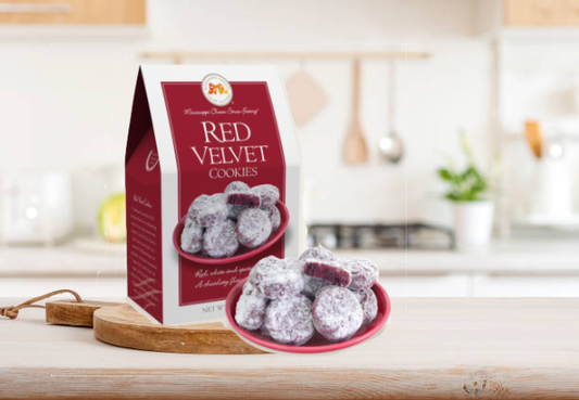 Red velvet cookies