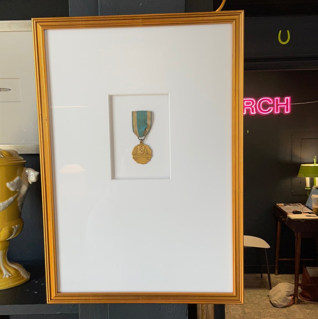Framed Medal